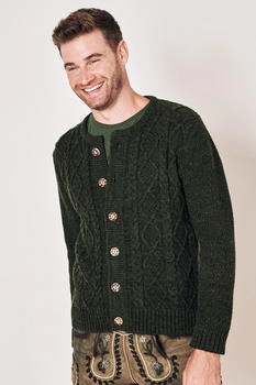 Krüger Strickjacke Maxi grün