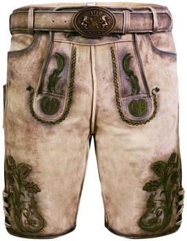Edelnice Kurze Wildbock Lederhose Michael (111285) natur