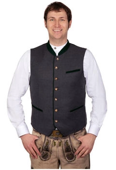 Edelnice Trachten Weste Roland (114146) grey