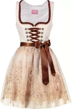 Krüger Dirndl Kamilla (50cm) beige