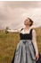 Edelnice Midi Dirndl Luna Samt Blau blau