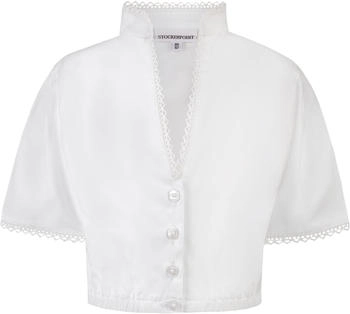 Stockerpoint Dirndlbluse Susi weiss