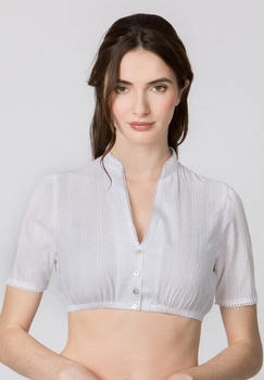 Stockerpoint Dirndlbluse Tabea weiss