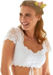 Nina von C Dirndl-Bluse Valeska weiß