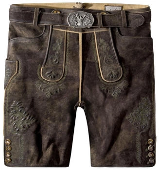 Stockerpoint Trachtenlederhose Bertl braun gespeckt