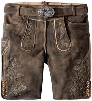 Stockerpoint Trachtenlederhose Bastian kiesel gespeckt