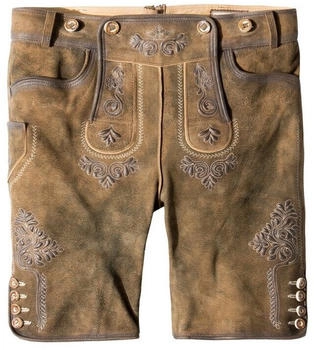 Stockerpoint Trachtenlederhose Beppo4 havanna gespeckt