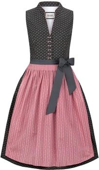 Stockerpoint Dirndl Hannah altrosa rosa/dunkelgrau