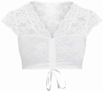 Susa Wiesn-Zauber Dirndl-Bluse Flügelarm, weiß (5567)