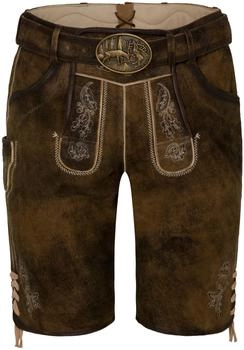 Spieth & Wensky Dettelbach Lederhose kurz braun (684987-56)