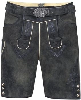 Edelnice Kurze Wildbock Lederhose Alois (111288) dark brown
