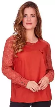 MarJo Trachtenbluse HELENA rostbraun