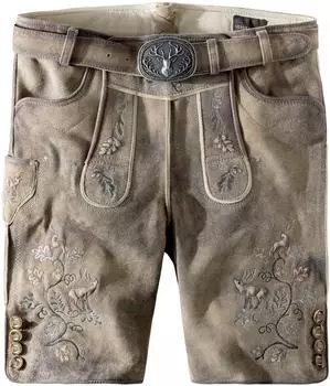 Stockerpoint Trachtenlederhose Konstantin sand gespeckt