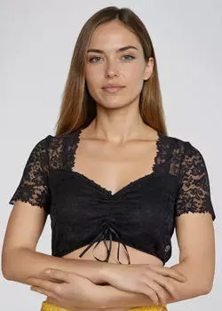 Spieth & Wensky Dirndlbluse Bahamas schwarz