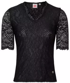 Spieth & Wensky Trachtenbluse Arktis schwarz