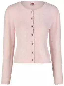 Spieth & Wensky Trachtenstrickjacke Hulla mit Glitzerknöpfe rosa