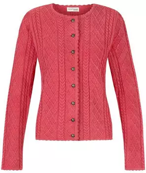 Stockerpoint Trachtenstrickjacke Lavina flamingo