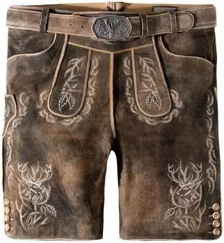 Stockerpoint Trachtenlederhose Lee dunkelbraun