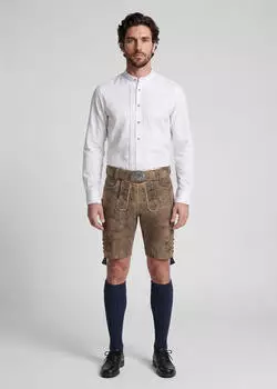 Spieth & Wensky Trachten-Lederhose Kandersteg taupe