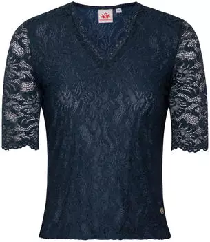 Spieth & Wensky Trachtenbluse Arktis dunkelblau