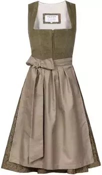 Edelnice Midi Dirndl Emilia Grün Cord