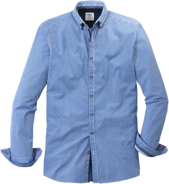 OLYMP Trachtenhemd, Body Fit, Button-Down blue (39124-41)