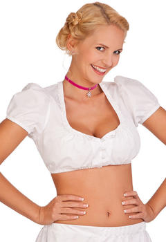Krüger-Dirndl Krüger White Hearts weiss