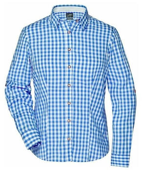 James & Nicholson Trachtenbluse (JN637) königs-blau