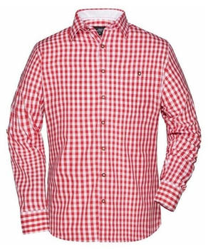 James & Nicholson Trachtenhemd JN638 rot