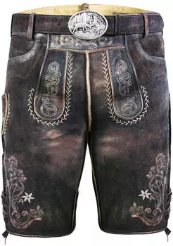 Edelnice Kurze Wildbock Lederhose Alex
