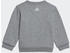 Adidas Kids Essentials Lineage Jogginganzug medium grey heather/white (HR5882)