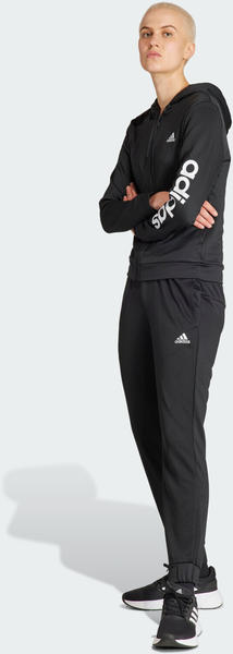 Adidas (Dezember Test Linear Woman Suit 2023) Track black/white ab Angebote € TOP (HZ2258) kurzgrößen 54,99