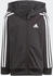 Adidas Essentials 3-Stripes Shiny Tracksuit black