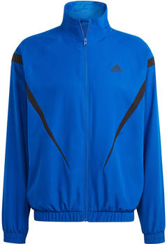 Adidas Man Sportswear Woven Non-Hooded Track Suit black/royal blue