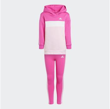 Adidas Essentials 3-Stripes Tiberio Track Suit Kids pink
