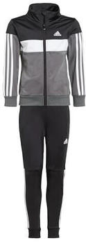 Adidas Tiberio 3-Stripes Colorblock Shiny Tracksuit grey/royal grey