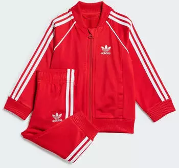 Adidas Kids Adicolor SST Track Suit (IX7623) better scarlet