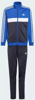Adidas Kids Essentials 3-Stripes Tiberio Track Suit (IB4108) semi lucid blue/white/legend ink/white