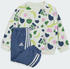 Adidas Kids Essentials Allover Print Jogging Suit (IQ4065) crystal jade/preloved ink