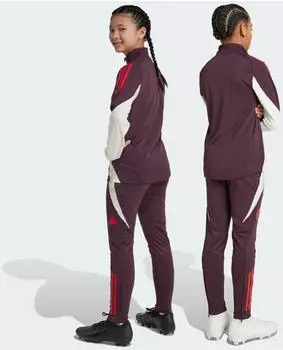 Adidas Kids FC Bayern München Tiro 24 Pants (IS9943) shadow maroon/red – Hochwertiges Material und bequeme Passform