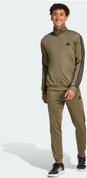 Adidas 3-Streifen Tricot Trainingsanzug olive strata
