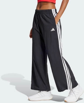 Adidas 3-Streifen Lifestyle Woven Parachute Hose schwarz weiß