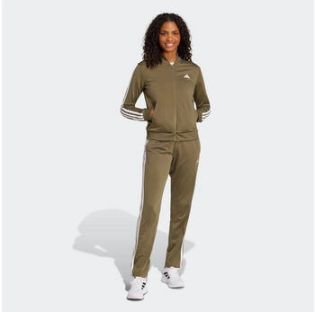 Adidas 3-Streifen Trainingsanzug olive strata