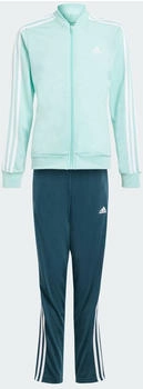 Adidas 3-Streifen Trainingsanzug Semi Flash aqua wei&szlig;