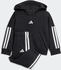 Adidas Sportswear Trainingsanzug I 3S FL HD JOG 2-tlg schwarz weiß
