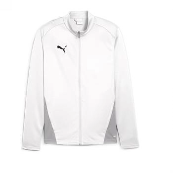 Puma teamGOAL Trainingsjacke weiß grau schwarz