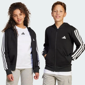 Adidas Essentials Kids Kapuzenjacke Black / White (JD6494)