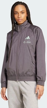 Adidas Mercedes - AMG Petronas Formula One Team Premium Woven Originals Jacke Grey Strata / Frozen Green (JY3071)