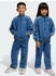 Adidas Denim Kids Set Medium Blue Denim (JC7871)