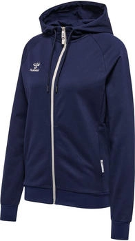 Hummel Hmlmove Grid Cotton Zip Hoodie Damen Hoody blau
